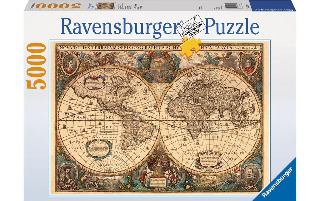 Ravensburger PuzzleCarte du monde historique 5000 pièces