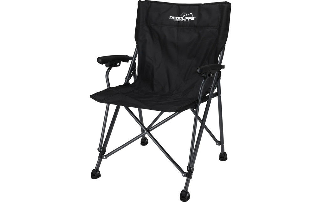 FTM Chaise de camping Noir