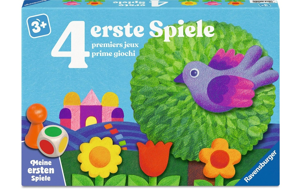 Ravensburger Mes premiers jeux 4 premiers jeux dès 3 ans, 2-6 joueurs,