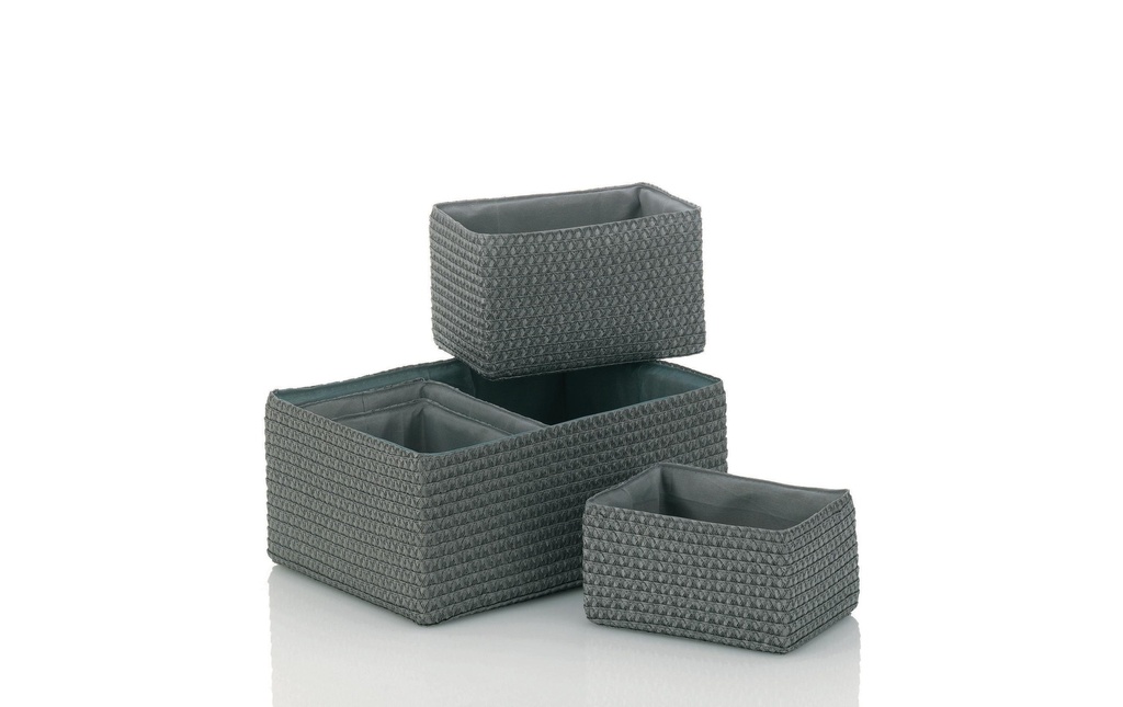 Kela Panier de rangement Rimossa 5 pièces, Gris
