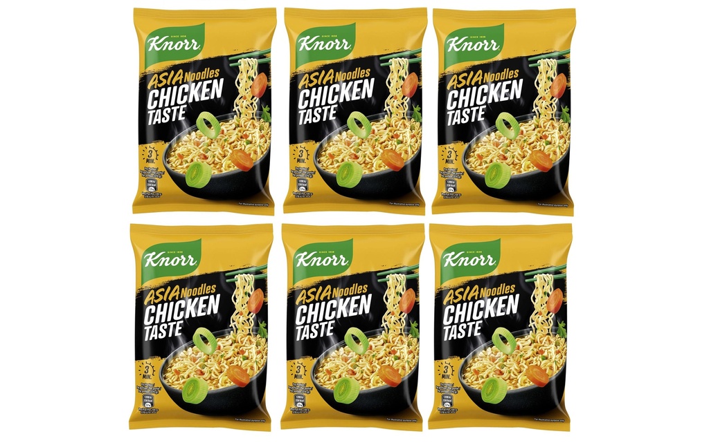 Knorr Asia Instant Noodles Chicken Taste 6 portions
