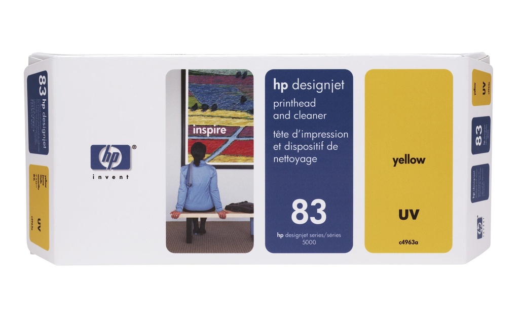 HP HP tête d'impres. 83 UV yellow