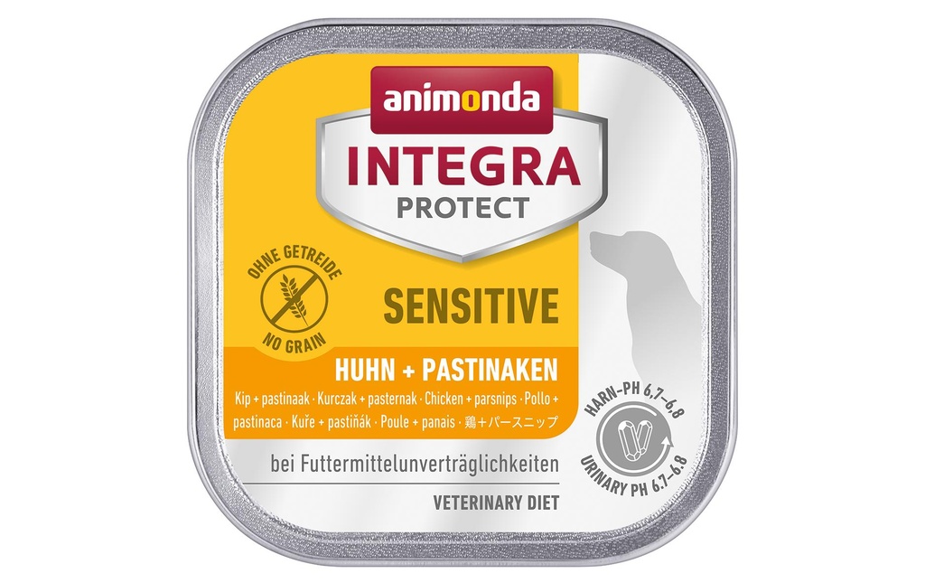 Animonda Integra Protect Nourriture humide Sensitive poulet et panais, 11 x 150 g