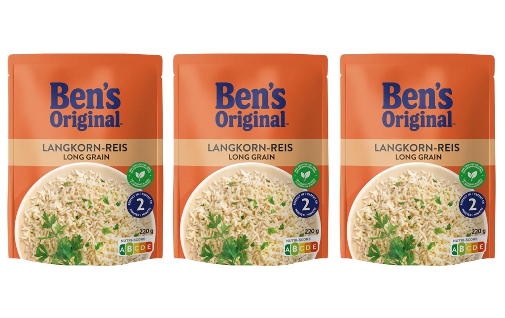 Ben's Original Riz express à grains longs 3 x 220 g