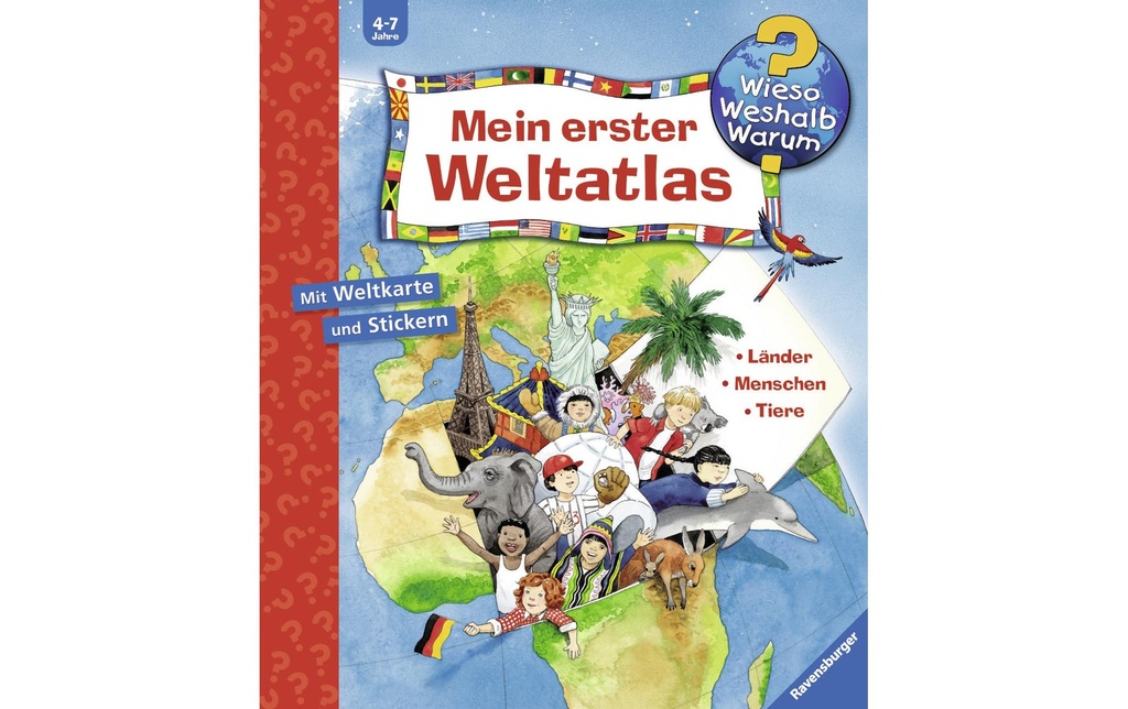 Ravensburger Livres pratiques pour enfants WWW Mon premier atlas mondial