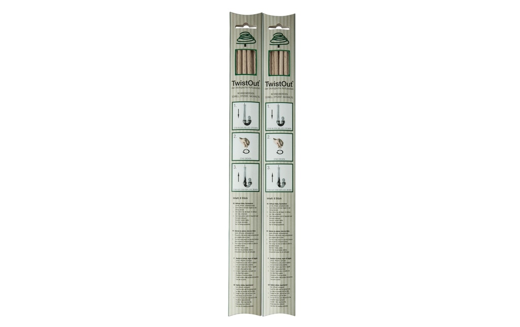 TwistOut Tige d’évacuation Twistout 2x paquet de 8