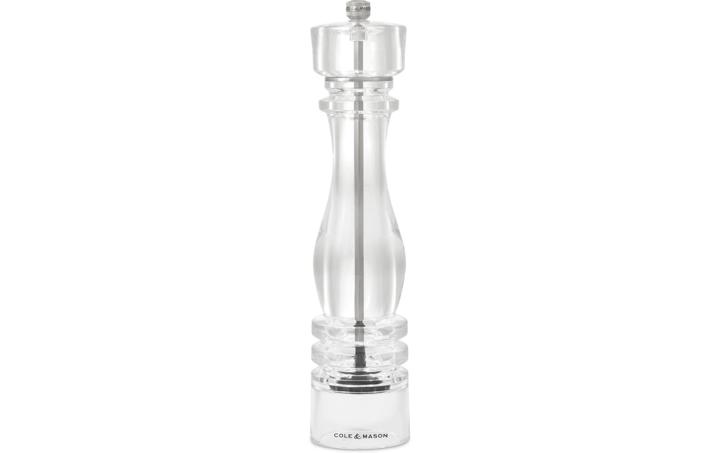 Cole&Mason Moulin à poivre London 30 cm, Transparent