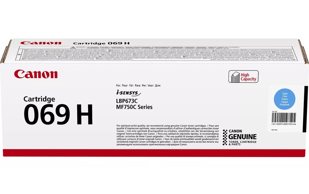 CANON Canon toner 069H cyan