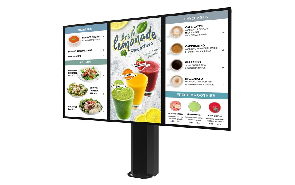 Peerless-AV Tableau de menu KOF555-3-EUK 55