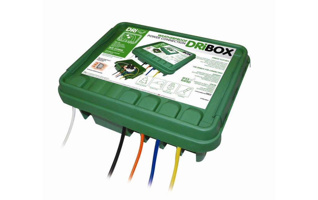 DRiBox Boîte à câbles 230 x 330 x 140 mm vert