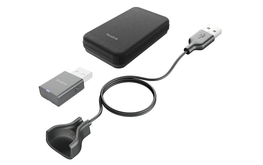 Yealink Set d'accessoires pour WH63/67 Noir
