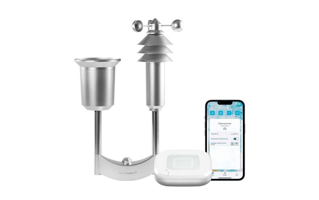 Homematic IP Kit de démarrage Capteur météo Plus point d'accès2 inclus