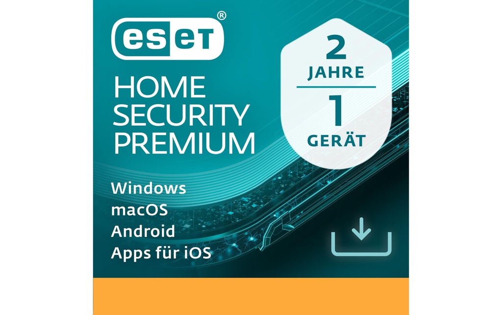 ESET HOME Security Premium Version complète, 1 Utilisateur, 2 ans