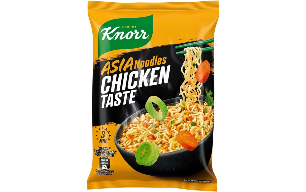 Knorr Asia Instant Noodles Chicken Taste 3 x 70 g