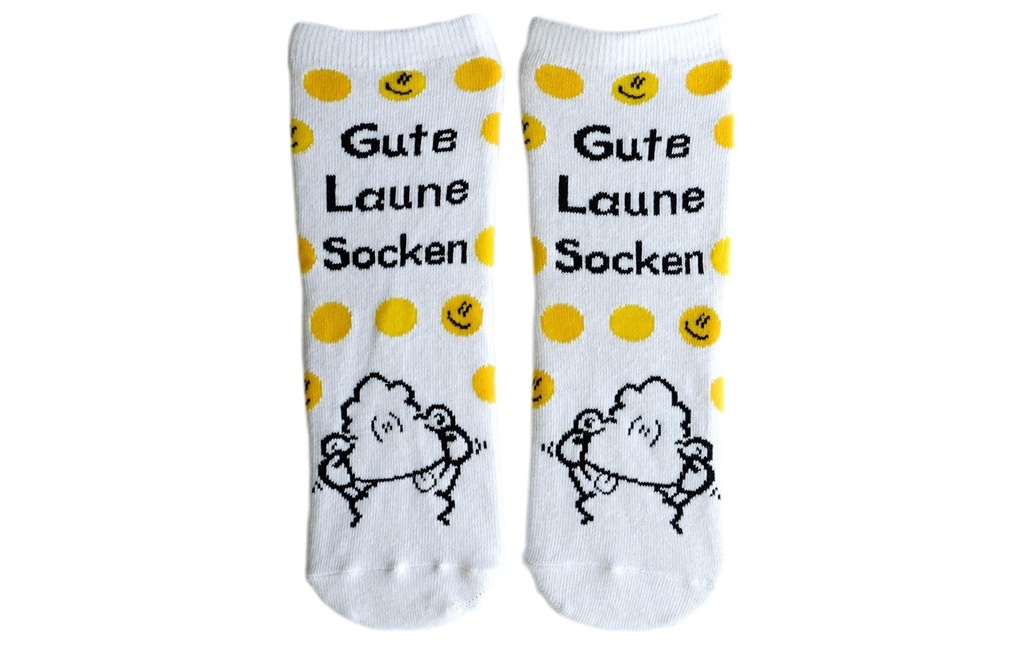 Sheepworld Chaussettes Chaussettes de bonne humeur Taille 36 - 40, lavable (40 degrés)