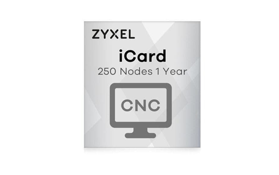 Zyxel Licence iCard Cloud Network Center 250 Nodes 1 an