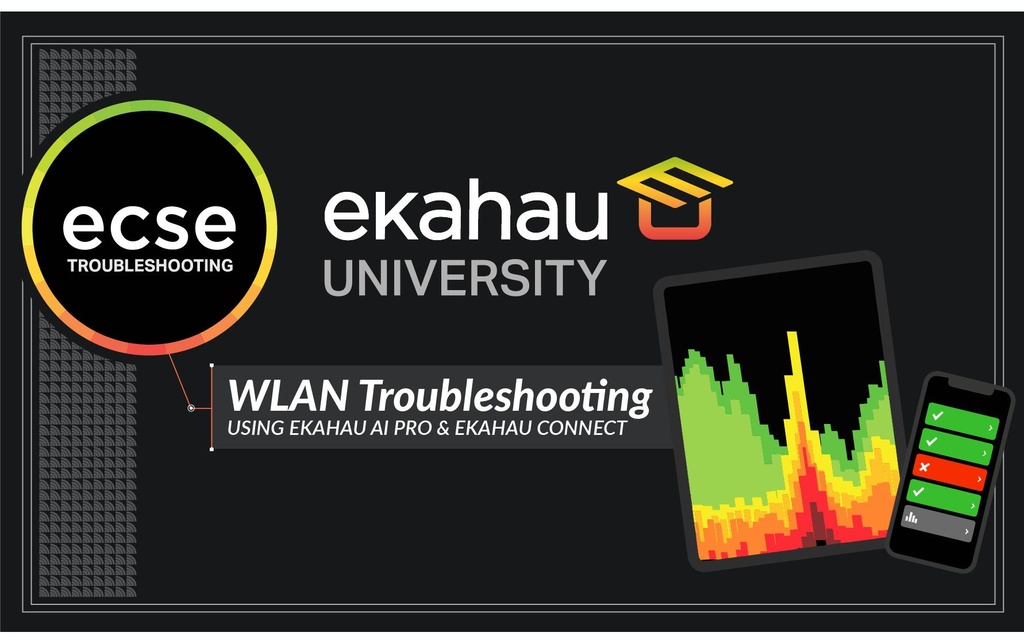 Ekahau Troubleshooting Class Online – CLASS pour jusqu'à 12 personnes