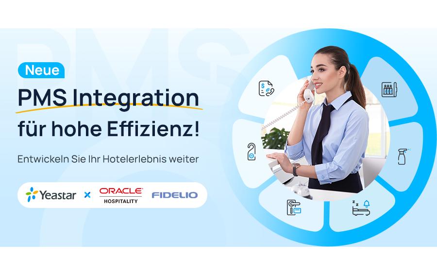 Yeastar PSE Hôtel PMS Connexion à l'édition logicielle, une seule fois
