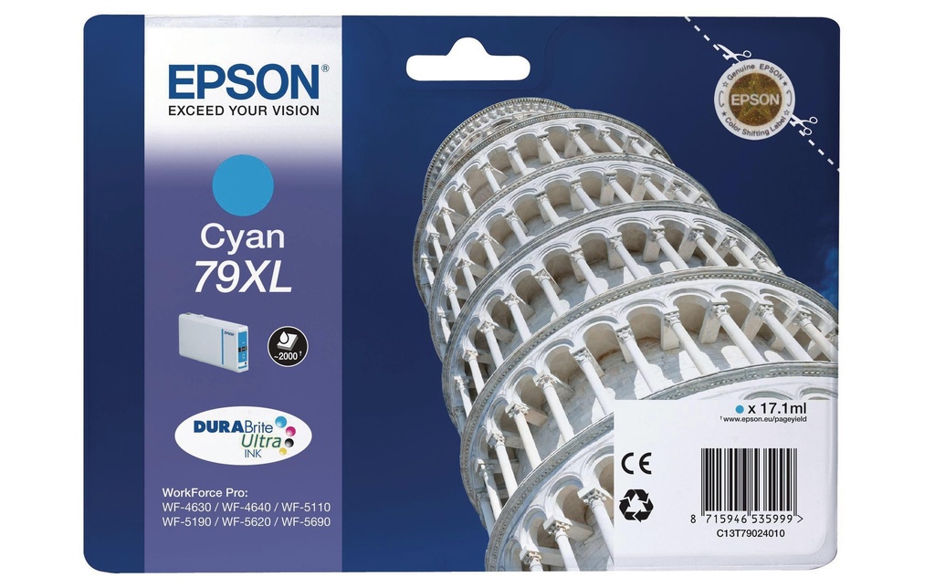EPSON Epson cart.encre T790240 cyan