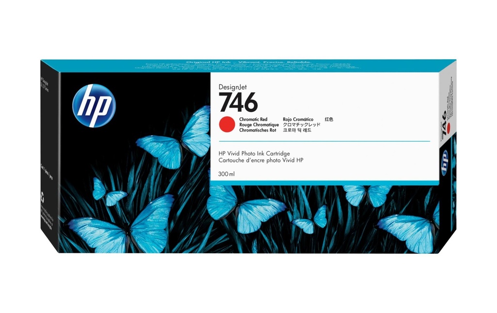 HP HP cart.d'encre 746 chrom.red