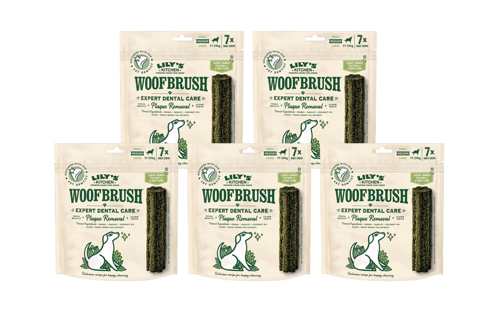 Lily's Kitchen Bâtonnet à mâcher Woofbrush Dental M 5 x 30 g