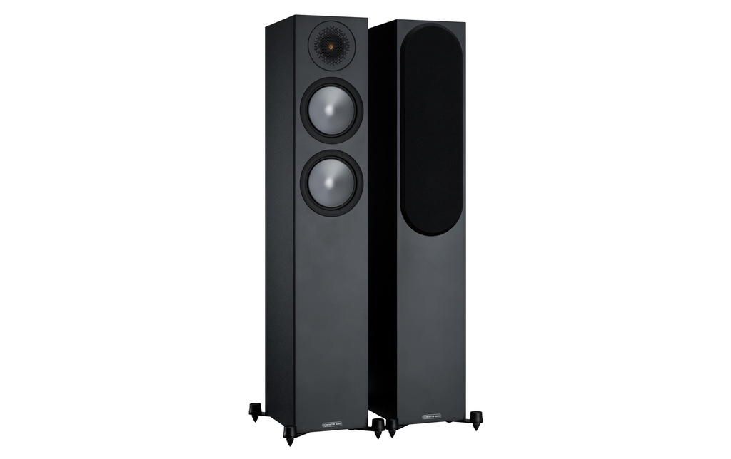 Monitor Audio Paire d’enceintes de sol Bronze 200 Noir