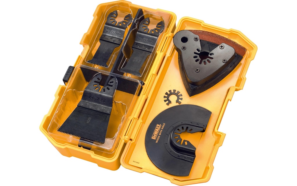 DEWALT Set d'accessoires Multi-Tool, DT20731-QZ, 8 pièces