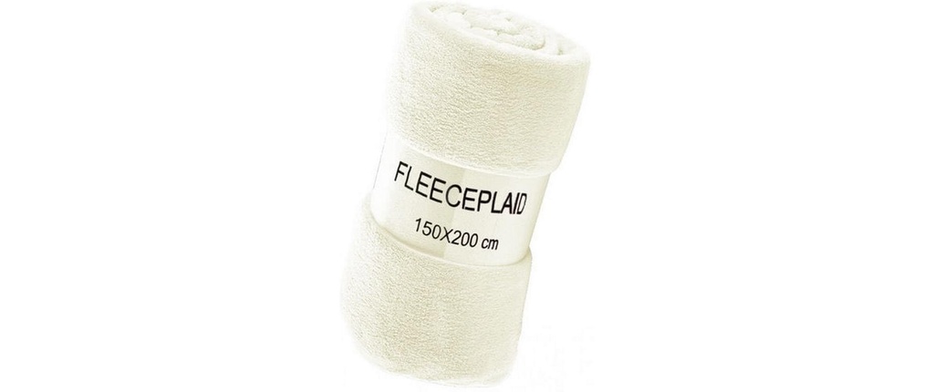 Flair Couverture Coral 150 x 200 cm, blanc laine