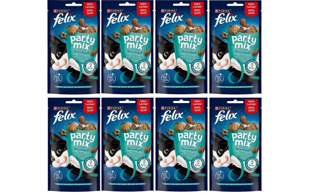 Felix Collation pour chat Party Mix Seaside 8 x 60 g