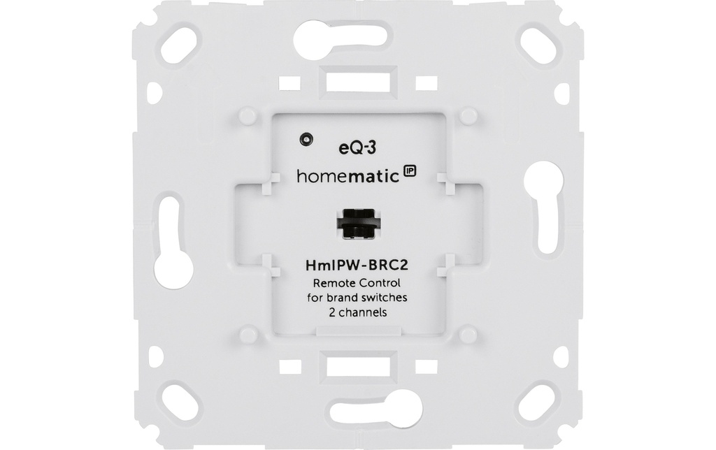 Homematic IP Wired Smart Home Bouton poussoir mural câblé pour interrupteurs de marque 2-fois