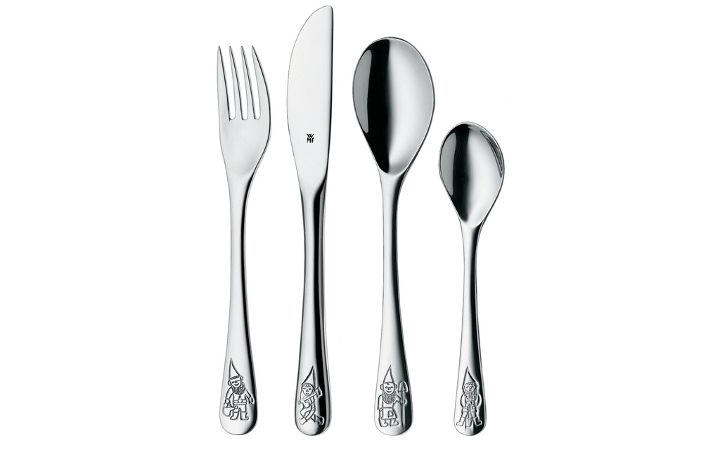 WMF Set de couverts pour enfants Nains 4 pièces