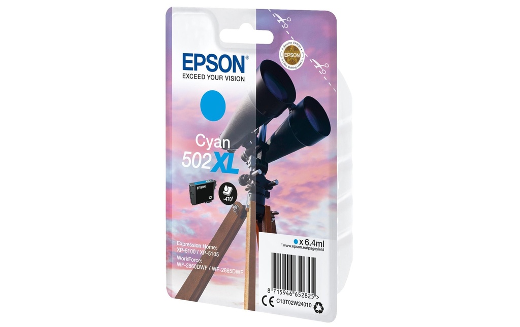 EPSON Epson cart.d'encre 502XL cyan
