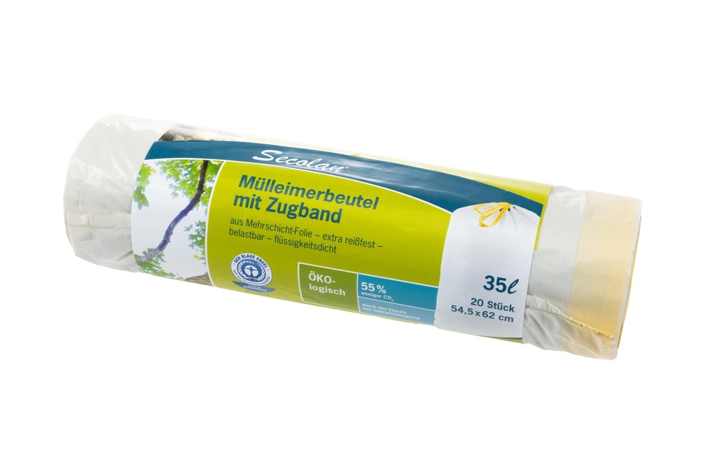 Haushaltsware Sacs poubelle pRolle 35 l, 20 Pièce/s, Blanc