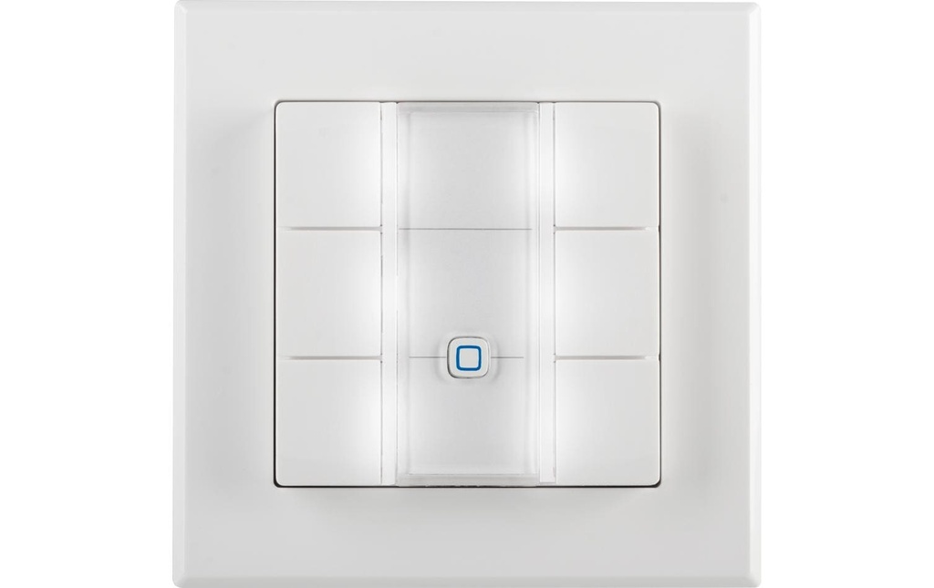 Homematic IP Wired Smart Home Bouton-poussoir mural Wired 6 positions, Blanc