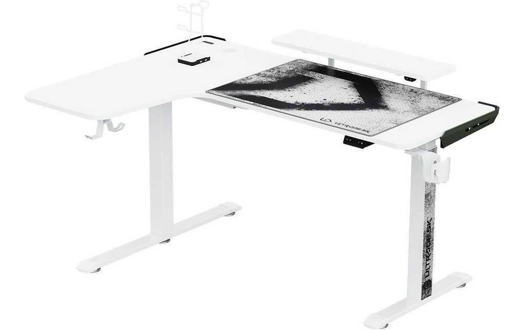 Ultradesk Table de jeu Winger Blanc