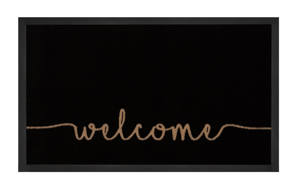 Hanse Home Welcome 45 cm x 75 cm, Beige/Anthracite