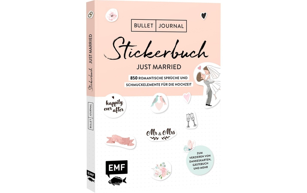 EMF Album d’autocollants Just Married 850 pièces