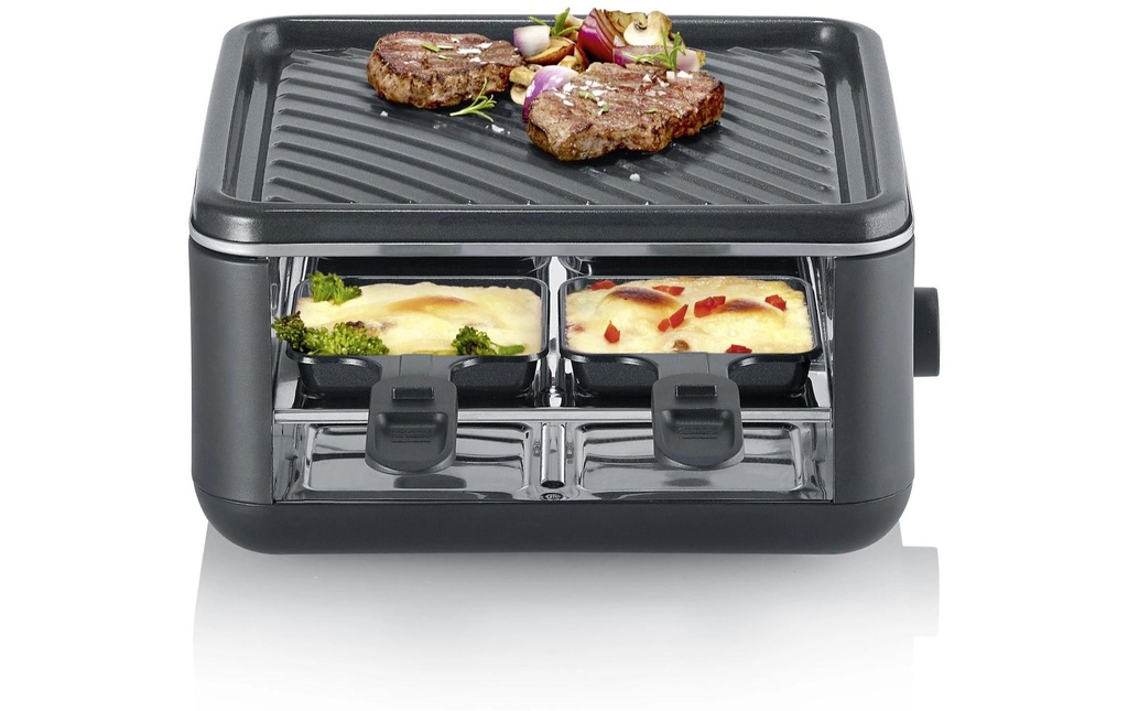 Severin Grill à raclette Black Line Lite Mini RG 2360 4 personnes