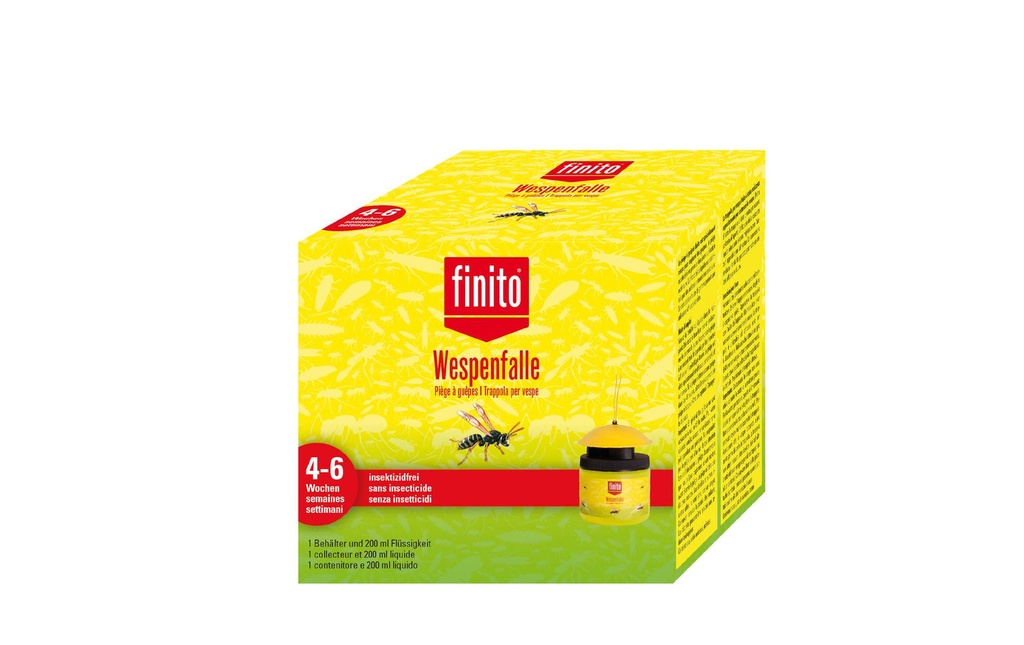 finito Piège à guêpes et à mouches 200 ml