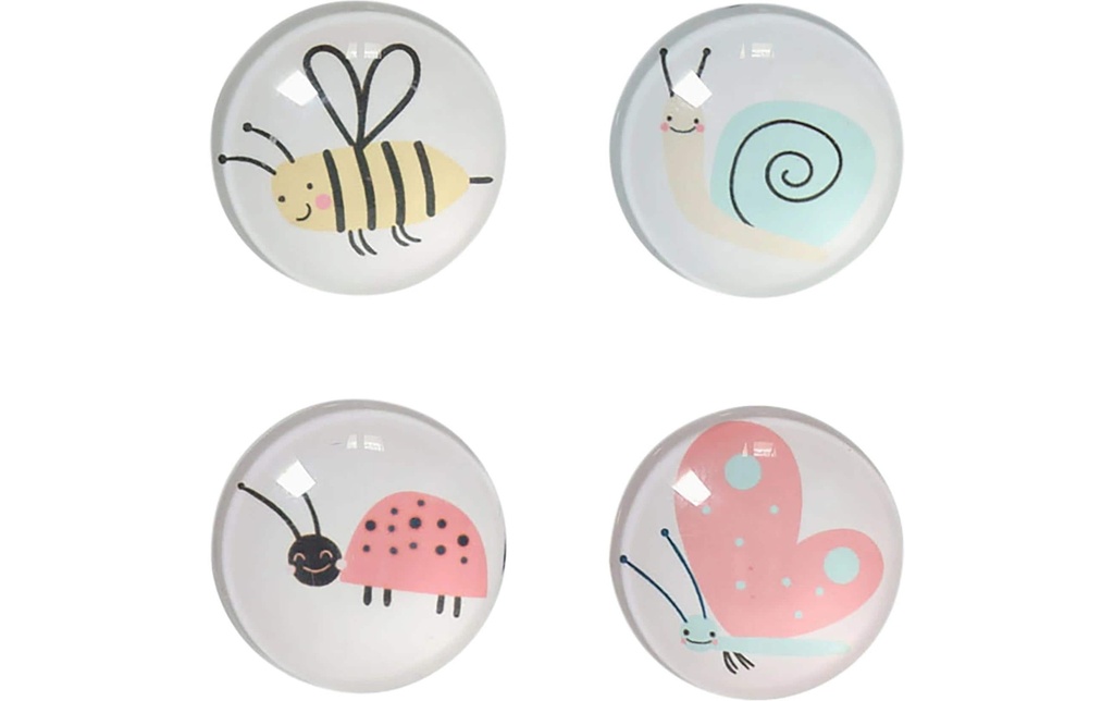 Zeller Present Aimants Insectes 4 pièces