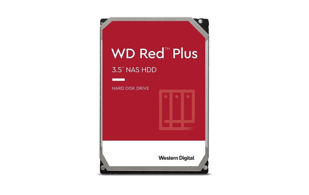 Western Digital Disque dur WD Red Plus 3.5 SATA 10 TB