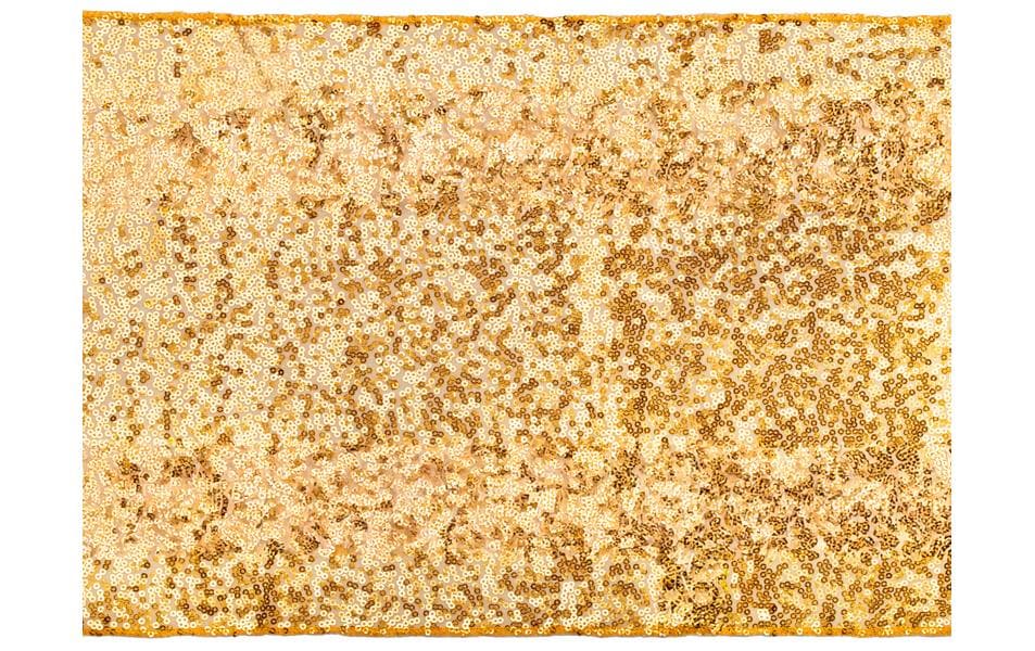 Partydeco Chemin de table Paillettes 30 x 500 cm, or, 1 pièce