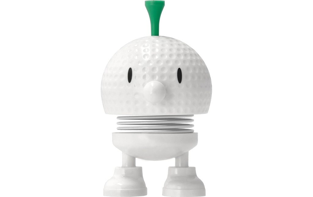 Hoptimist Objet à exposer Golf Bumble Blanc, 7.6 cm