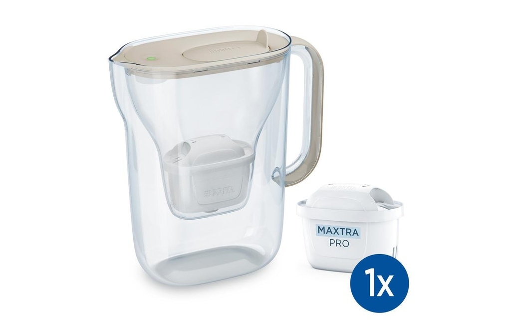 BRITA Filtre à eau Style Essential avec 1 Maxtra Pro Sabler