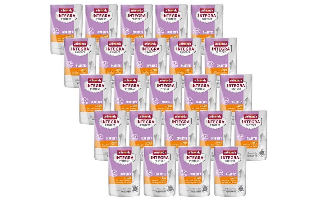 Animonda Integra Protect Nourriture humide Dinde diabétique, 24 x 85g