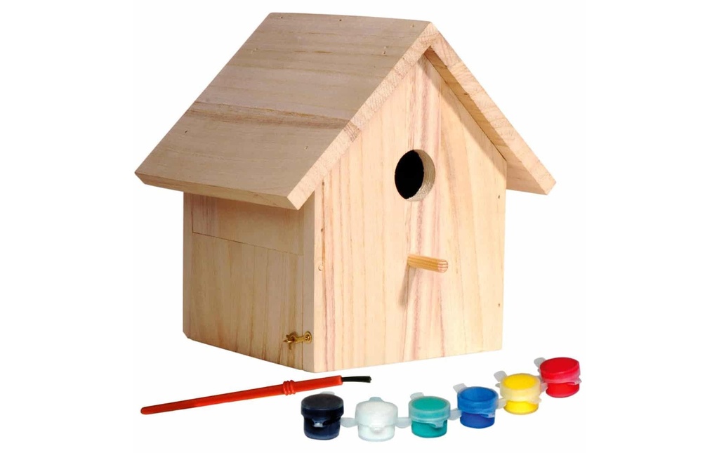 dobar Nichoir Kit de bricolage, 17.5 x 15.5 x 20.5 cm, bois
