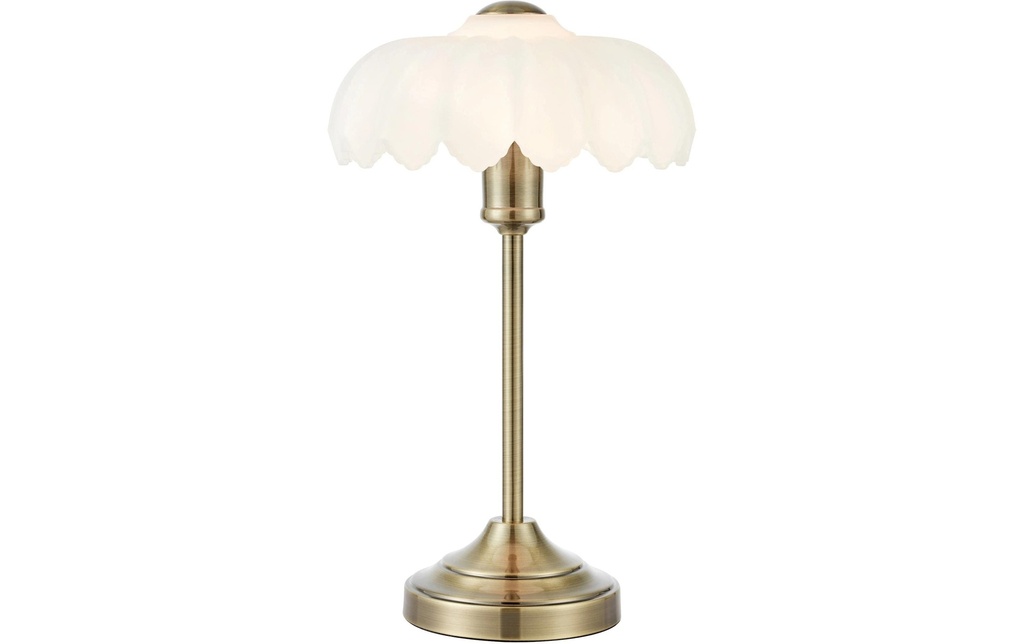 Markslöjd Lampe de bureau KURAGE 60 W Laiton antique blanc