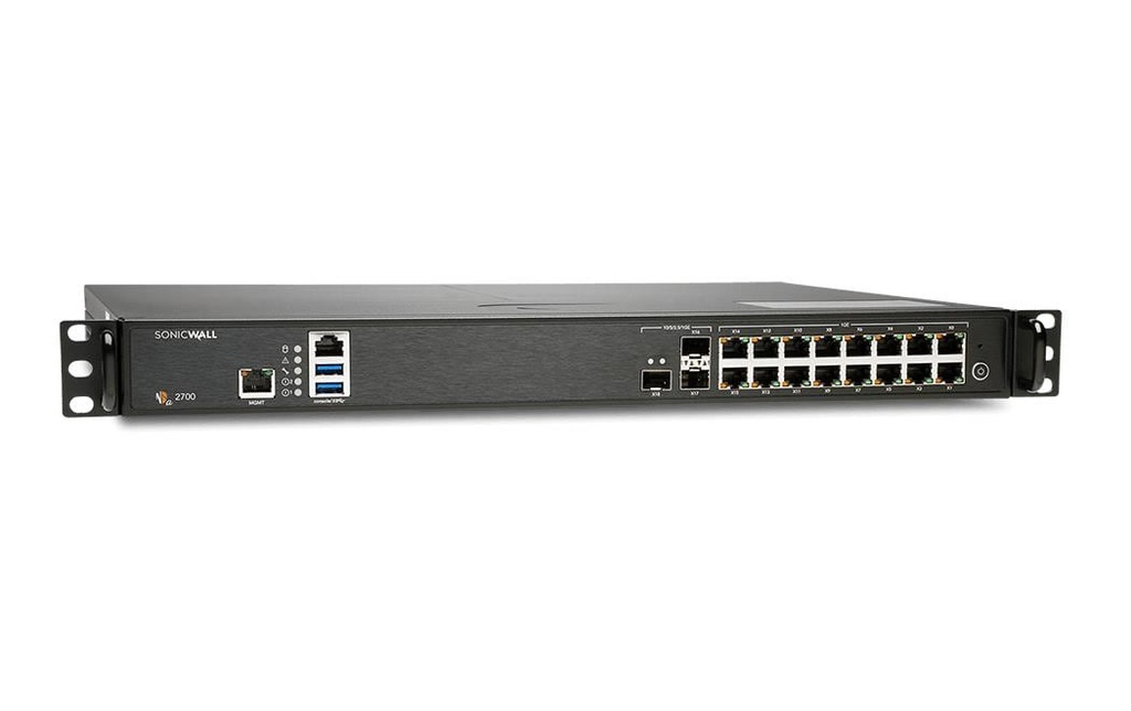 SonicWall Dispositif de sécurité NSa-2700 Secure UPG Plus Essential, 3yr