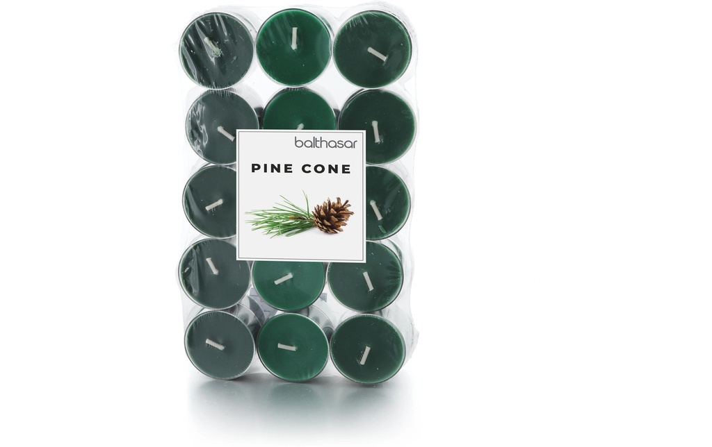 balthasar Bougie chauffe-plat Pinecone 30 pièces