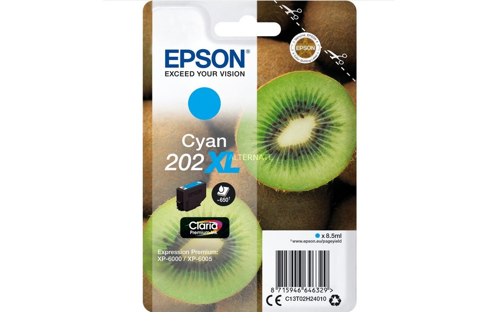 [770104001] EPSON Epson cart.d'encre 202XL cyan